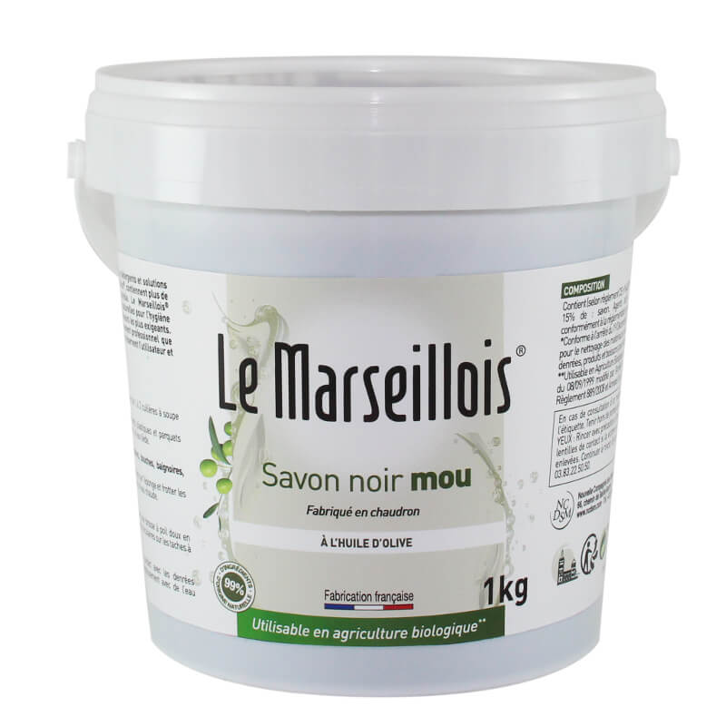 Savon noir mou - pot de 1 KG